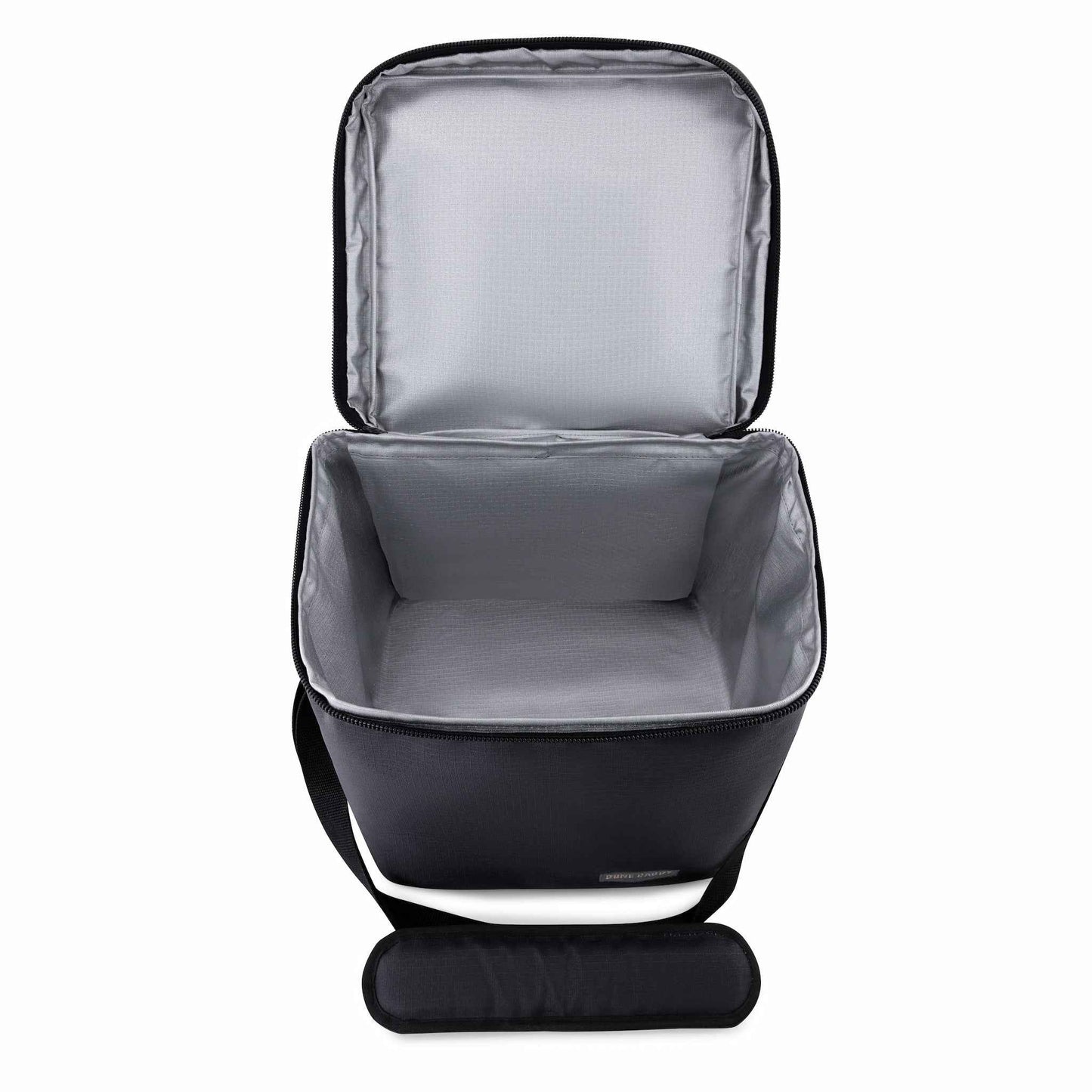 Black Ripstop Insulated Cooler Bag - Large