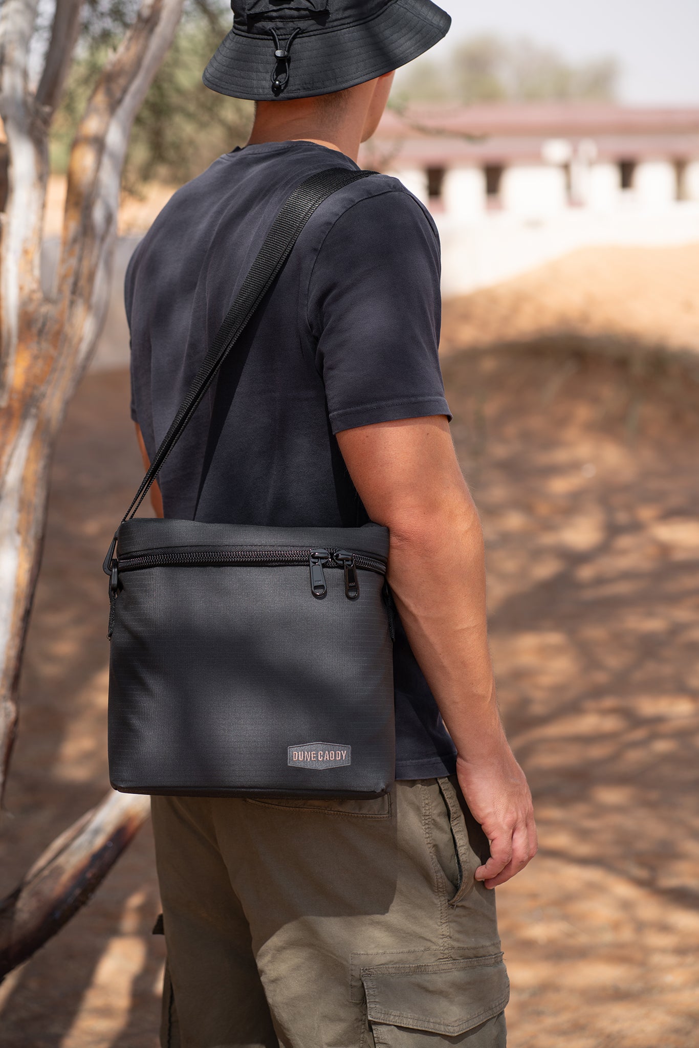 Dune Caddy Black Ripstop Medium Cooler Bag